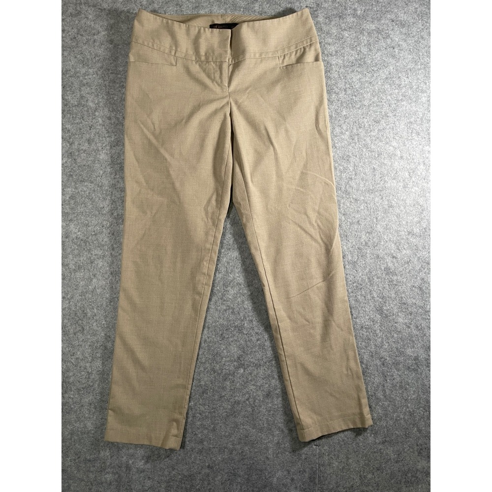 The Limited Collection Drew Fit Tan Khaki Dress Pants Women Size 0R Straight Leg